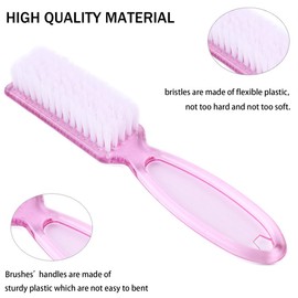 6 PCS Handle Grip Nail Brush,Hand Fingernail Cleaner Brush Manicure Tools Scrub Cleaning Brushes for Toes and Nails Cleaner (Multicolor)