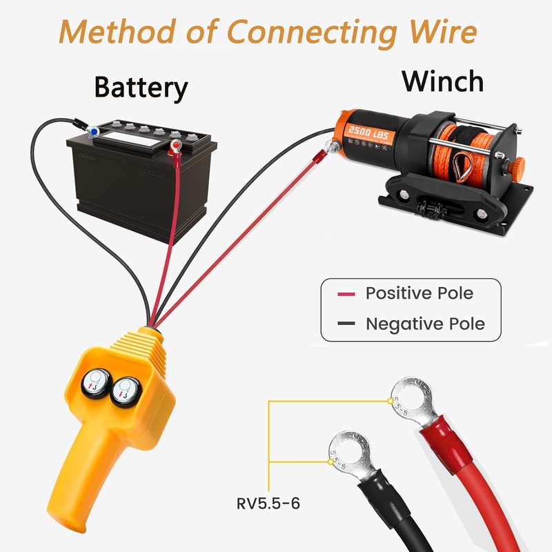 Winch Handheld Control Replacement Winch Remote Hand Controller Assembly for