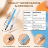 6 Pcs Refillable Watercolor Brush Pens