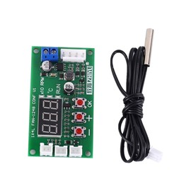 DONGKER PWM Driver Module,DC 12V 24V 48V 4-Wire Fan Temperature Controller for PC Fan/Alarm