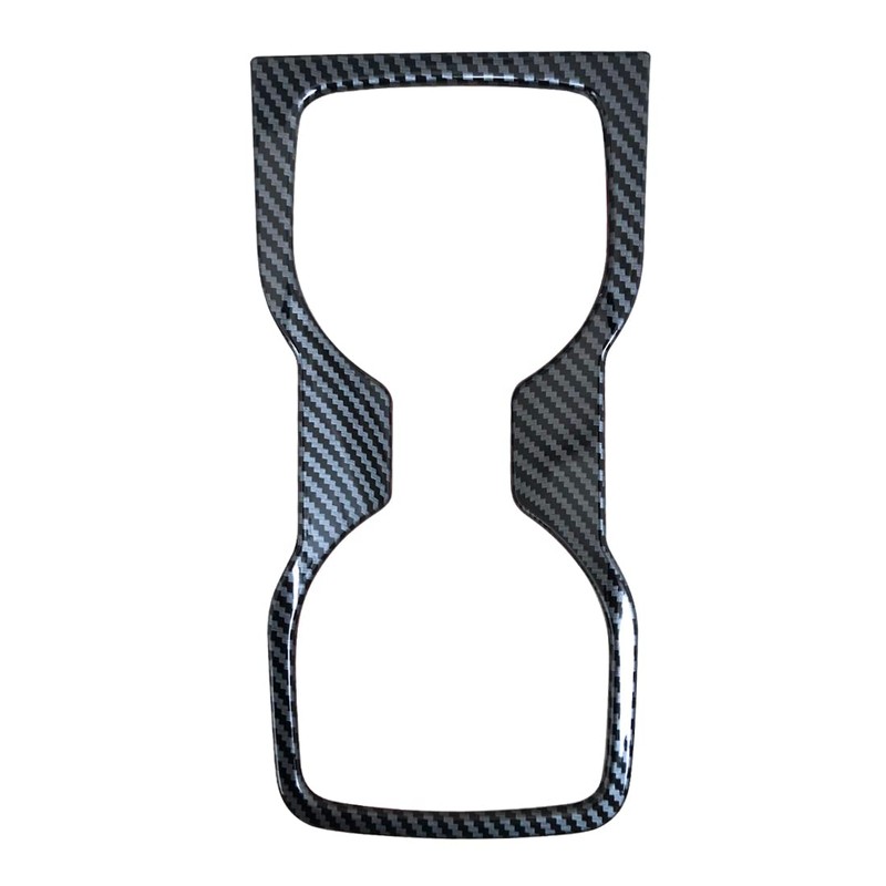 ruihe Carbon Fiber Pattern Car Gear Shift Knob Console Panel