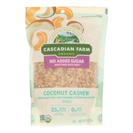 UD_Cascadian Farm Organic Coconut Cashew Granola Case of 4-11 Ounces Breakfast Cereal