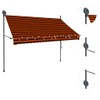 TREATLIFE HOME Enhance Outdoor Comfort with Manual Retractable Awning, Resistant