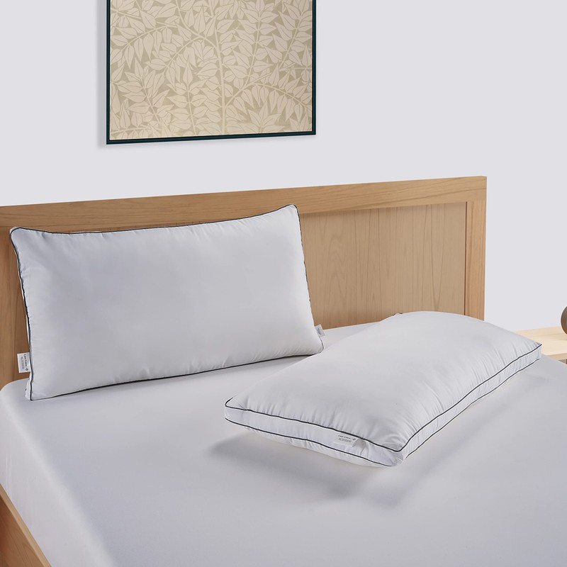 Lane Linen King Size Pillows Set of 2 - Medium