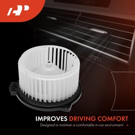 A-Premium HVAC Heater Blower Motor and Resistor Assembly Compatible with Honda & Acura Vehicles - Odyssey 2011-2017, TL 2009-2014, ZDX 2010-2013 - Front, Replace# 79310STXA01, SU00302079, 2-PC Set