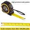 32FT Self Locking Tape Measure with 1/8 Fractional Inch/Metric Graduation