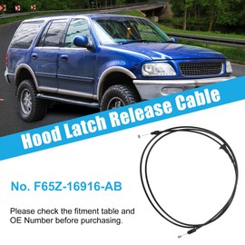 uxcell Hood Latch Release Cable for Ford F-150 1997-2004 for Ford Expedition 1997-2002 Hood Lock Cable Replace F65Z-16916-AB