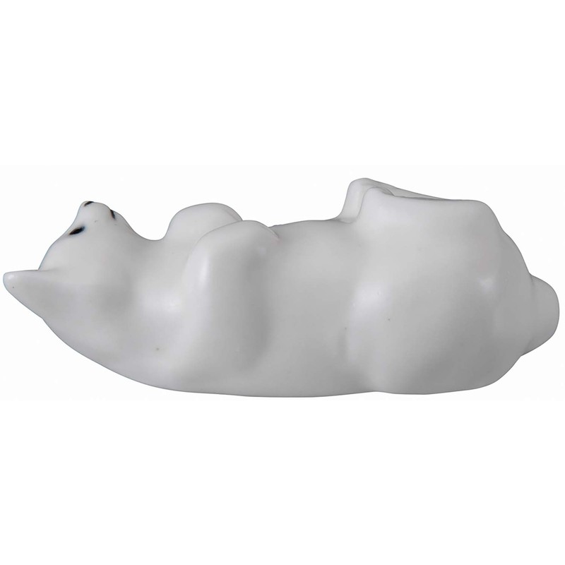 Sunart SAN3399-3 Cute Tableware White ZOO Chopsticks Rest Cat