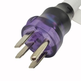 Parkworld 63296 RV Shore Power 50A Extension Cord Adapter, NEMA 14-50P to SS2-50R Straight Plug for Generator (10FT)