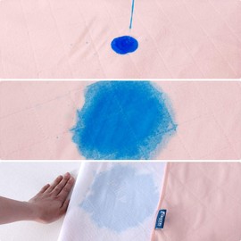 Waterproof Bed Mat Pee Pads for Kids Washable 2 Pack (34"x36"), Non Slip Absorbent Incontinence Bed Pad for Women Pink, Pee Pads Durable Underpads, Reusable Waterproof Pad Protector