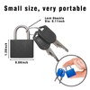 2 Pack Luggage Locks, Mini Suitcase Locks with Keys, Multicolor