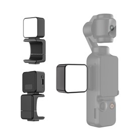 Light for DJI Osmo Pocket 3, Magnetic Mini Lights Portable Vlogging Camera Fill Light Fits Pocket 3 Camera, 300mAh 6000K 60 LUX CRI ≥95 8pcs Cold Warm lamp Beads Brightness (1 Light)