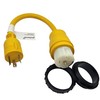 Parkworld Generator Adapter NEMA L5-30P 30A Male to Transfer Switch