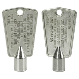 216702900 Freezer Door Keys Metal Compatible with Frigidaire & Kenmore AP4301346 PS1991481 297147700 (Pack of 2)