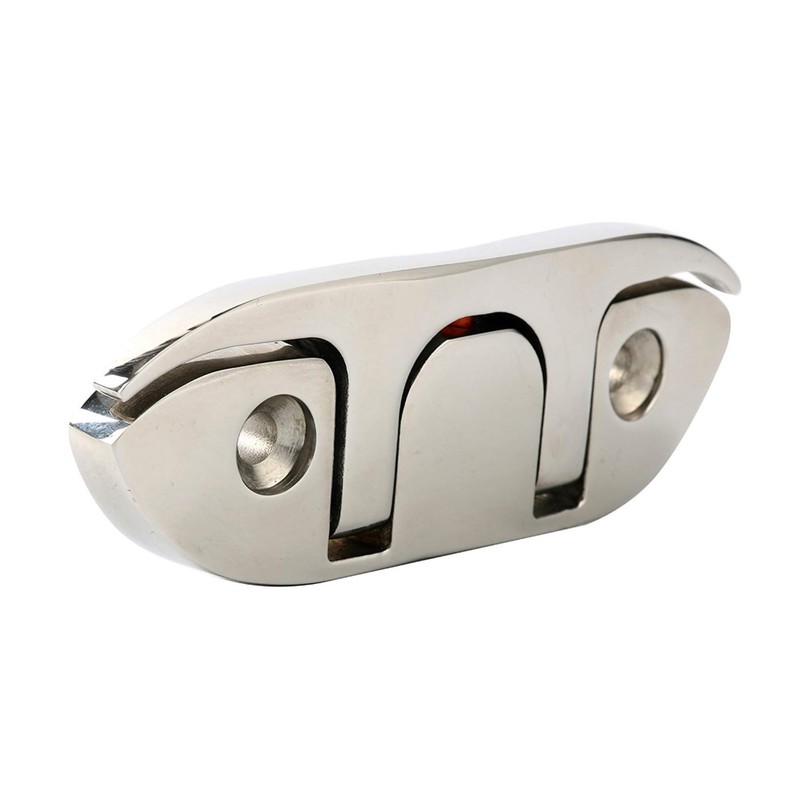 MarineNow 4-1/2" Folding Cleat Marine Grade 316 Stainless Steel (4.5")