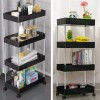 #TVShopping Carro Organizador De Almacenamiento Con Ruedas De 4 Niveles