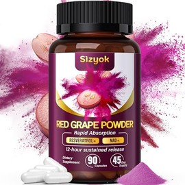 Piceid Resveratrol Suplemento y regenerador de células NAD+, suplemento de óxido nítrico, apoyo a la salud del corazón, flujo sanguíneo, producción de