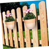 Outanaya 5pcs Metal Planter Wall Holder Hooks Durable Terracotta Pot