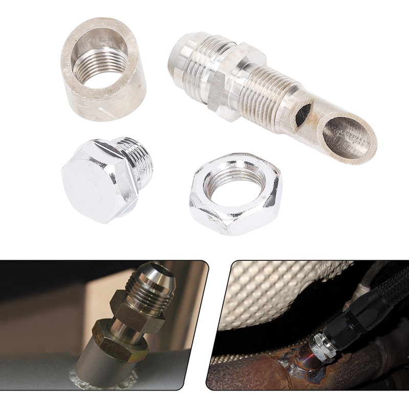 E VAC Scavenger Kit Stainless Steel Universal 10AN Bung M18