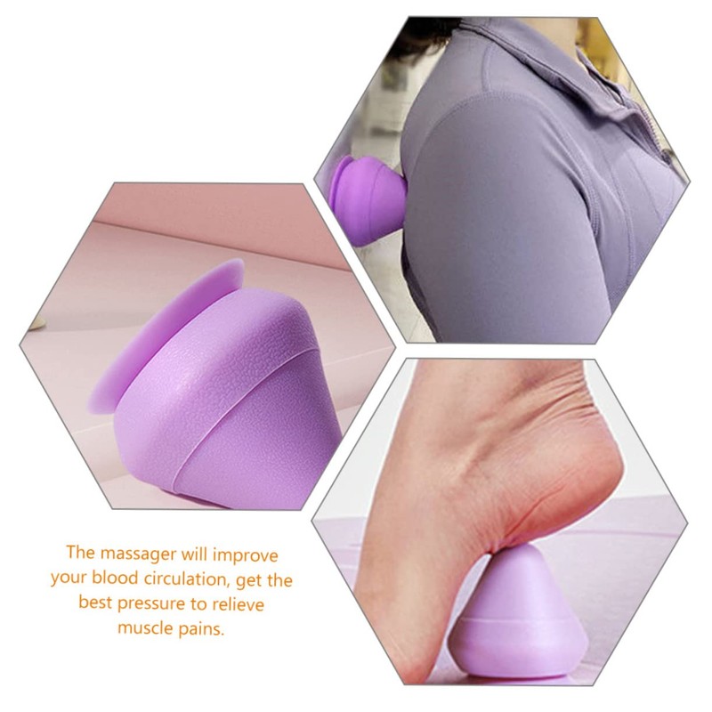 KOMBIUDA Suction Cup Massage Ball Back Neck Lumbar Spine Relief