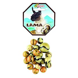 COFALU 20 Marbles + 1 Large Marble Llama