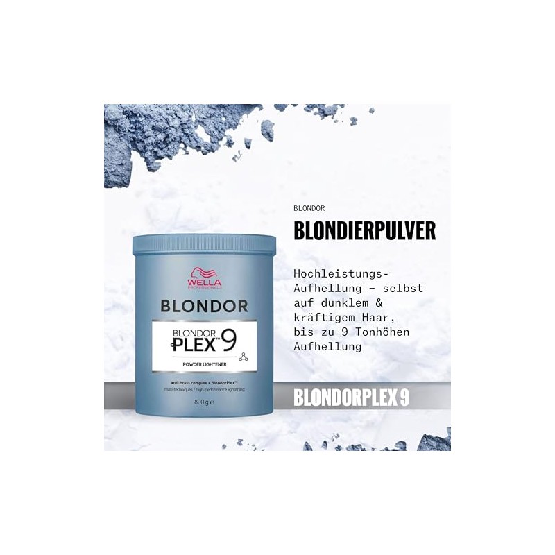 WELLA PROFESSIONALS Blondor Plex9 Powder Lightener - BlondorPlex 800 g