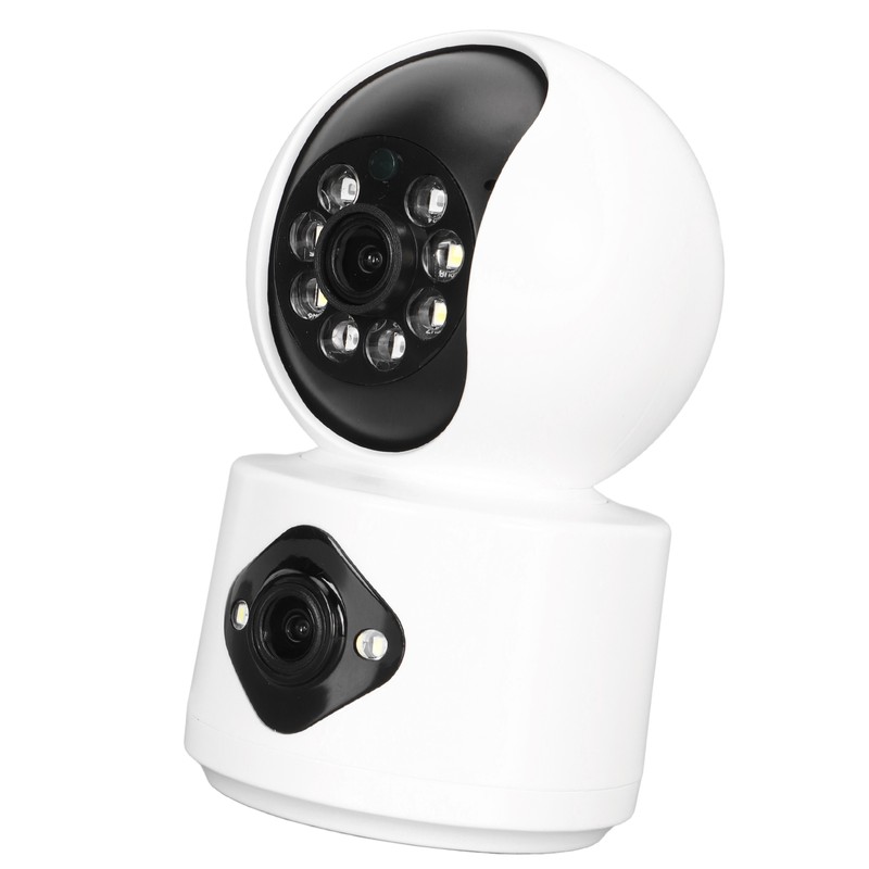 Dual Lens Security Camera 4MP HD WiFi AP Hotspot Surveillance