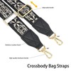 LEMEDE Purse Strap,1.5" Leather End Shoulder Strap Adjustable Replacement,Retro Multi-pattern