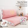 N&V Folding Matress Sofa Bean Bag Bed, Foam Filling Folding