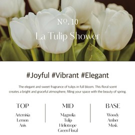 hetras [hetras]Perfumed Bubble Hand Wash #La Tulip Shower