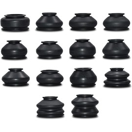 PAIKIUU 14 Pcs Ball Joint Boot Universal Ball Joint Dust Cover Kit, Rubber Dust Boot Covers Track Rod End Set Kit