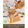 Candco 3 in 1 Bread Box with Bamboo Bread Slicer,