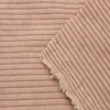 Peach Light Solid 4x2 Rib Knit Fabric by The Yard