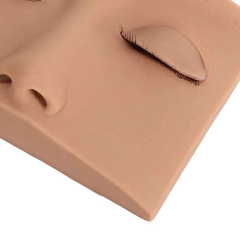 Lash Mannequin Head Removable Silicone Replacement Eyelash Mannequin Head for