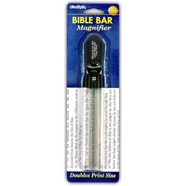 2X Bar Magnifier with Pocket Clip – Portable Reading Aid for Books, Seniors, and Low Vision