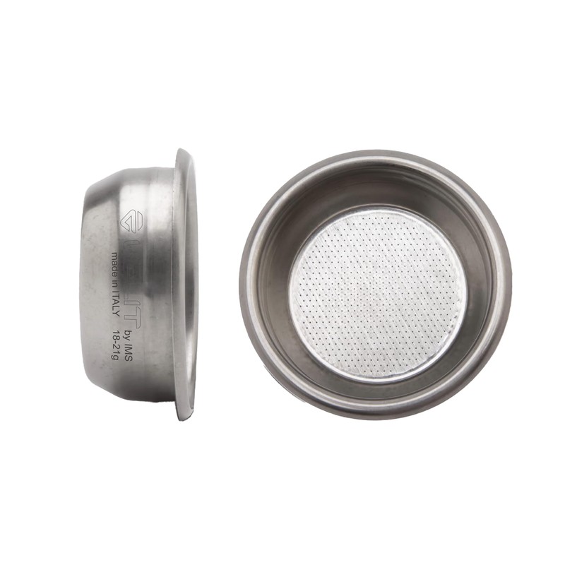 Lelit PLA580W LELIT58 Bottomless Portafilter with Wooden Handle, Stainless Steel,