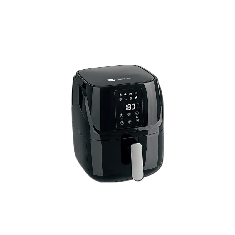CULINARY CHEF 3L / 3.2-qt Digital Control Air Fryer, Black,