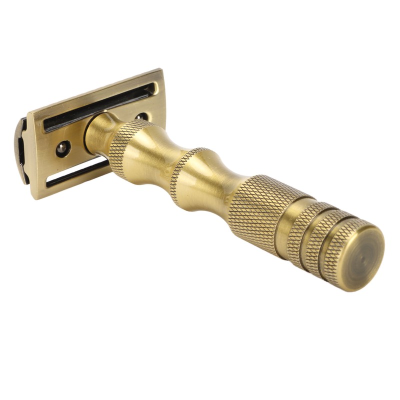 Manual Beard Trimmer Double Edge Replaceable Blades Prevent Slip Safe