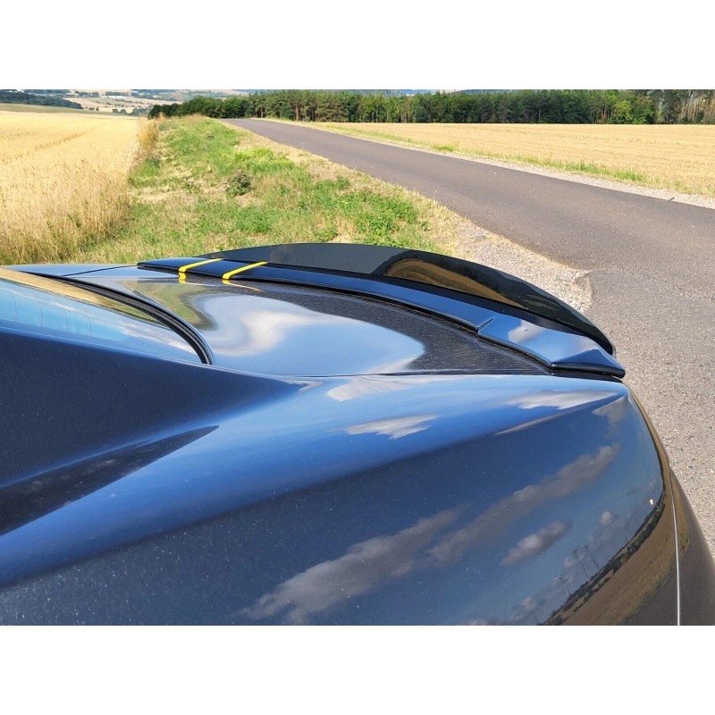 SDeelCase Black Decklid Wing Gurney Flap Wickerbill For 10-13 Chevy