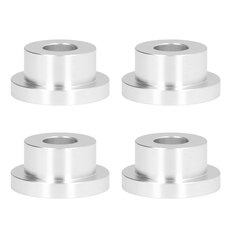 4Pcs Billet Handlebar Riser Bushing Solid CNC T6 Aluminium Alloy