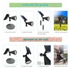 URPOWER Solar Lights Outdoor, Adjustable Spot Lights Outdoor, 2-in-1 Waterproof
