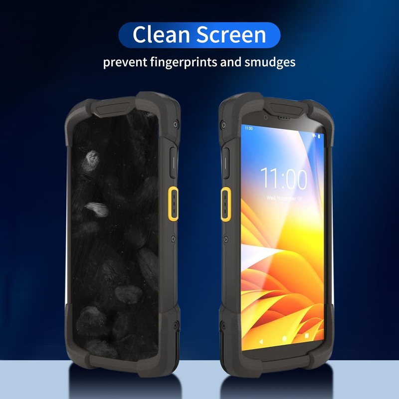 Laratechuu 4PCS Tempered Glass Screen Protector for Zebra TC73 TC78