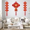 Nowaca Chinese New Year Decorations 2026, Red Chinese Knot Fu