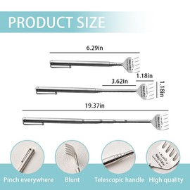 Aunt Uncle Birthday Gifts from Nephew Auntie Uncle Fathers Day Mothers Day Gifts for Aunt Uncles Retirement Gift from Nephew Aunty Uncles Elderly Gift Adjustable Back Scratcher for Men Women Adults