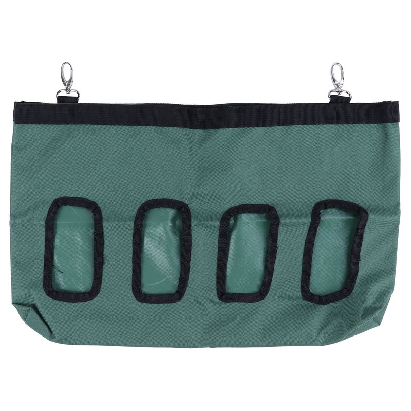 Rabbit Feeder Bag Hanging Feeding Tote with 4 Holes for