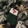 Christmas Stocking – Green A-Z Letter Hanging Christmas Stockings, Christmas