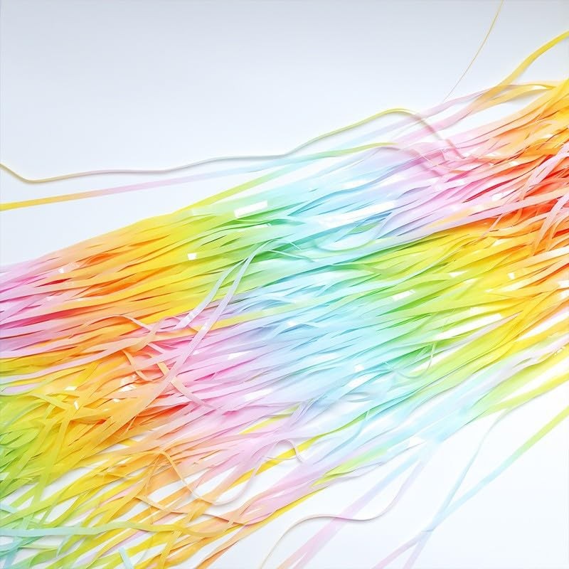 Iridescent Foil Tinsel Curtain Backdrop, 1m x 2m, 2-Pack, Pink