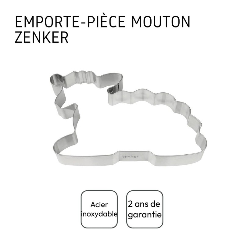 Zenker 7720 Cookie Cutter, 18/10 Steel