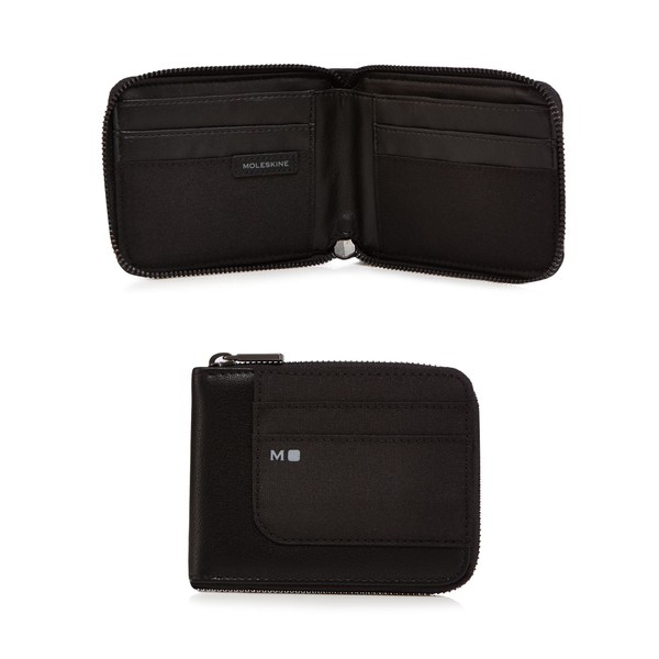 Mole Skine, Men's Wallet - Black -