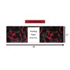 Red Black Gray Geometric Gloss Camouflage Vinyl Car Wrap Film